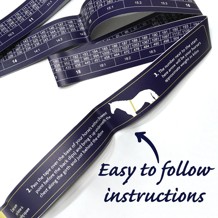 Weigh Tape Instructions